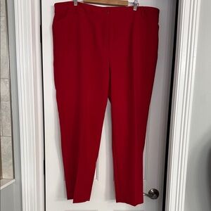 Talbots Vibrant Red Women's Trousers